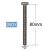 Surub Inox M6x80mm Cap Hexagonal – 50buc/cutie