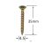 Holsurub Lemn Cap Inecat 4.5x35mm – 500 buc/cutie