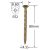 Holsurub Lemn Cap Inecat 4.5x80mm – 250 buc/cutie