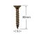Holsurub Lemn Cap Inecat 5x30mm – 1000 buc/cutie