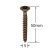 Holsurub Lemn Cap Inecat 5x50mm – 500 buc/cutie