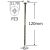 Holsurub Lemn Cap Inecat 6x120mm – 200 buc/cutie