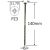 Holsurub Lemn Cap Inecat 6x140mm – 100 buc/cutie